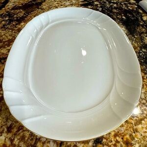 Mikasa fine China large oval white wedding platter